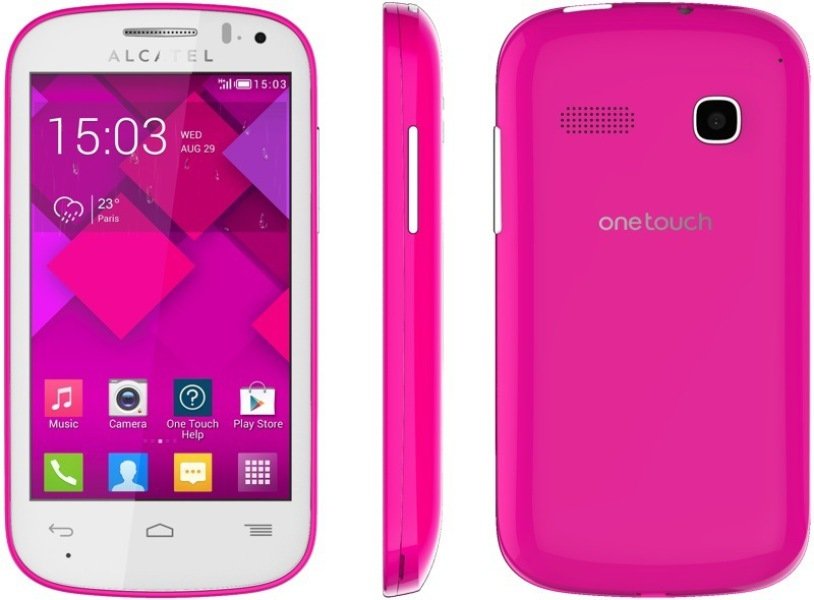 Custodia A Portafoglio In Ecopelle Per Alcatel One Touch Pop 3-5 - Turchese, Con Chiusura Magnetica, Slot Per Carte E Cover In Silicone