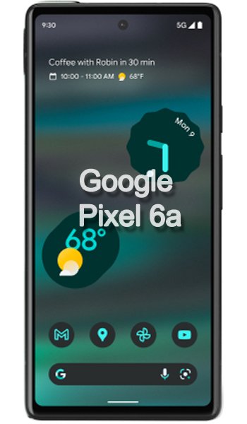 Google Pixel 6a - технически характеристики и спецификации