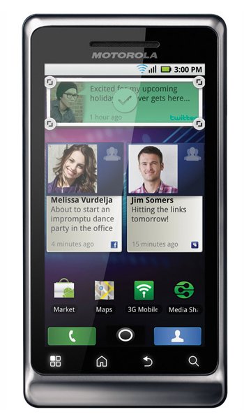 Motorola MILESTONE 2 ME722 Specs, review, opinions, comparisons