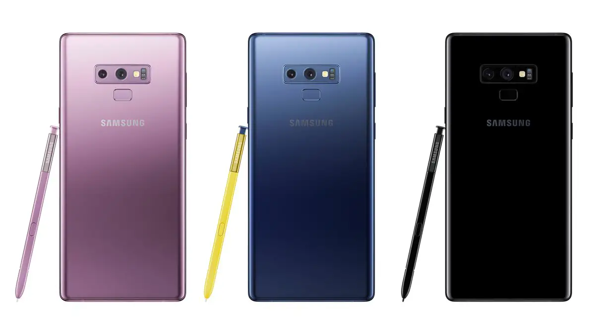 Samsung Galaxy Note 9 Fiche technique et caractÃ©ristiques