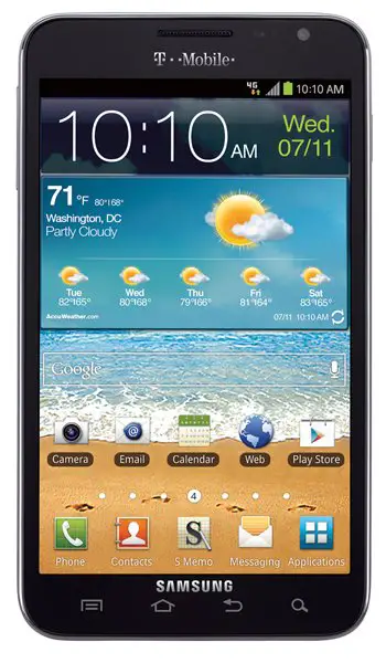 Samsung Galaxy Note T879 Specs, review, opinions, comparisons