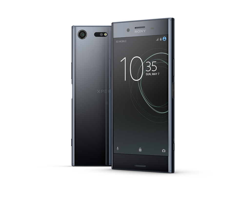 Custodia Marsupio Con Cinturino E Cuffie Per Sony Xperia XZ Premium - Fondina Protettiva In Fibra Sintetica, Nero