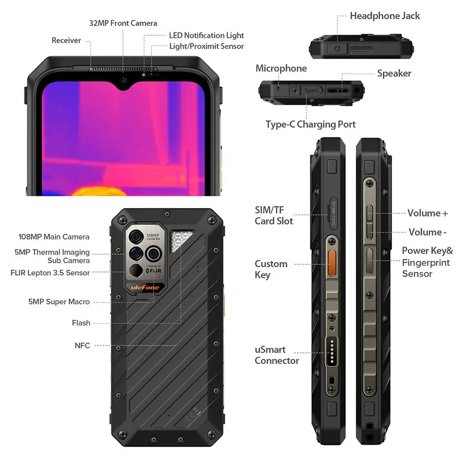 Ulefone Power Armor 18T specs, review, release date - PhonesData