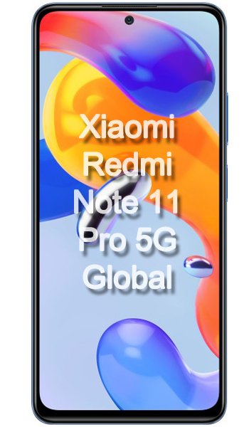 Xiaomi Redmi Note 11 Pro 5G - технически характеристики и спецификации