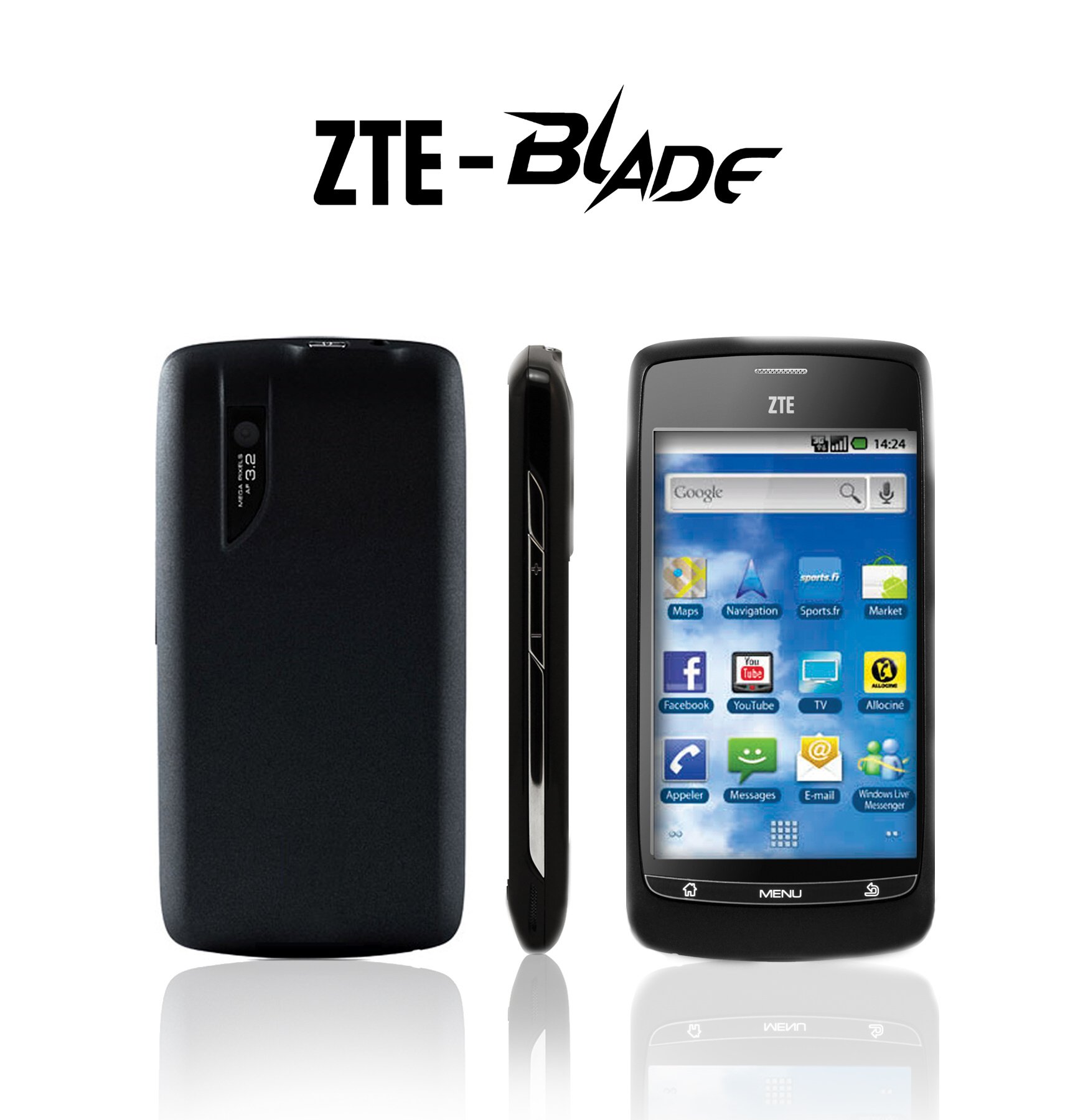 Как установить виджет на zte blade 210