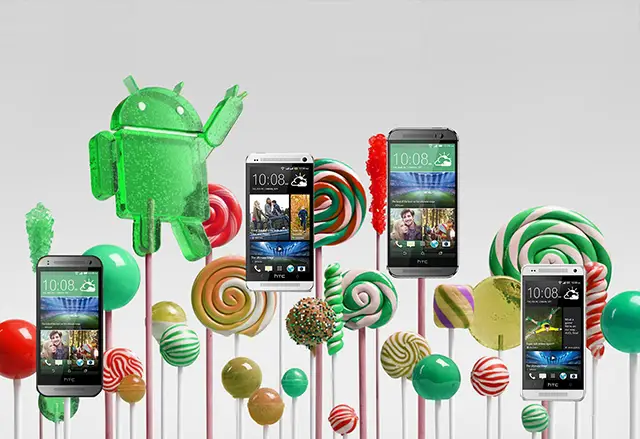 График за обновяване до Lollipop на HTC смартфоните